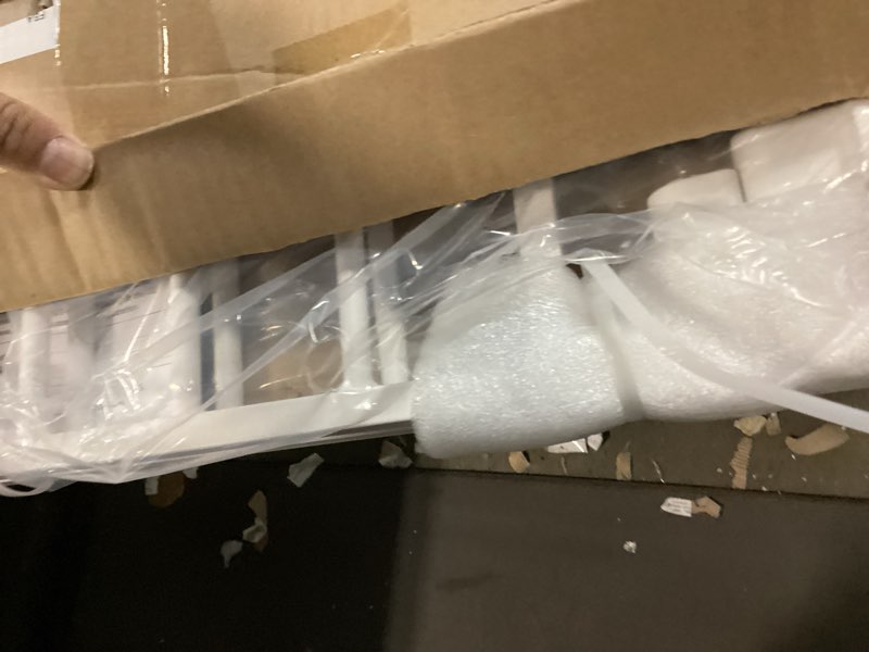 Condition photo showing Good Condition for Babelio Removable & No Bottom Bar Baby Gate, 29-43" Hardware Mounted (Drill Needed)| Wide Walk-Thru| Auto-Close Safety Dog/Pet Gate for Stairs & Doorways (White, 29-43" W, 30" H) White 29-43" W, 30" H