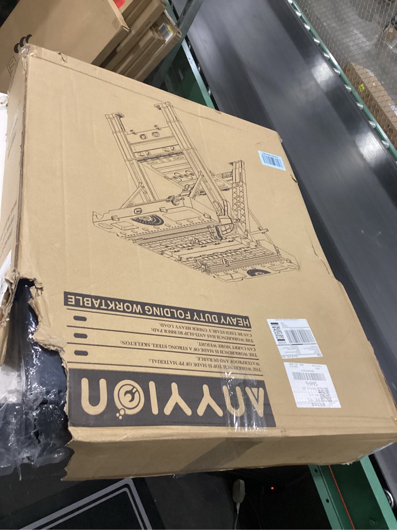 Condition photo showing Good Condition for Anyyion Work Bench,2-in-1 Folding Work Table and Sawhorse, 31" W x 25" D x 28”-31" H,Easy Setup Port