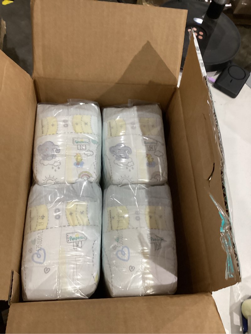 Condition photo showing New/Like New for Pampers Swaddlers Diapers, Size 0 (up to 10 lbs), 84 Count, Absorbent, Keeps Baby Dry and Comfortable, Skin Safe Disposable Baby Diaper (Packaging May Vary) Newborn 84