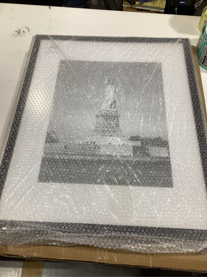 Condition photo showing New/Like New for ENJOYBASICS 16x20 Picture Frame, Display Poster 11x14 with Mat or 16 x 20 Without Mat, Wall Gallery Photo Frames, Black, 2 Pack