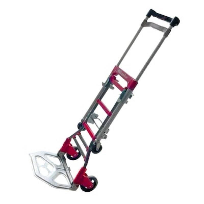 milwaukee 150-lb capacity 4 -wheel multiple colors/finishes aluminum convertible hand truck