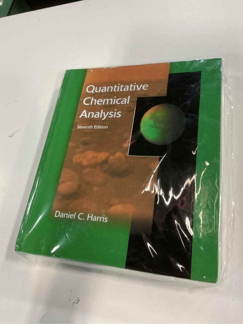 Condition photo showing New/Like New for Quantitative Chemical Analysis