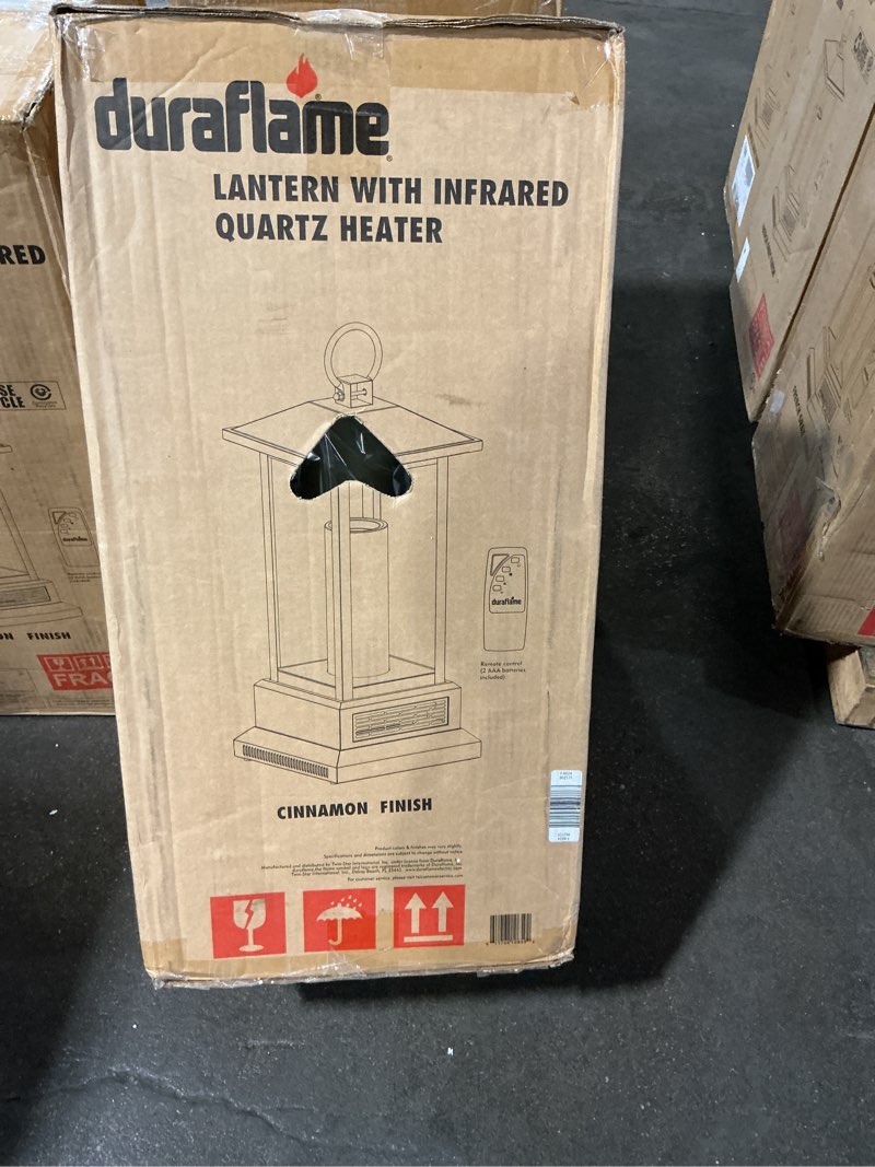 Condition photo showing Good Condition for duraflame Infrared Quartz Electric Lantern Heater - CINNAMON 