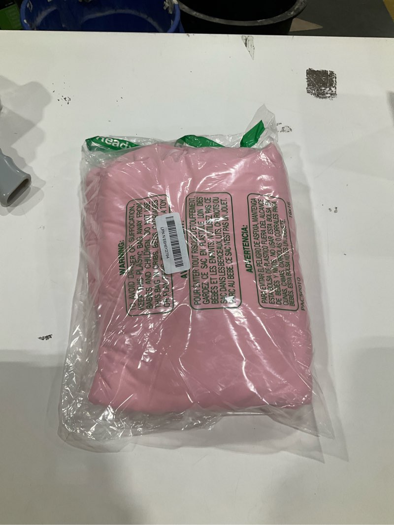 Condition photo showing New/Like New for pink backdrop curtains-wrinkle-free polyester photography drapes party curtain background for baby shower wedding decorations- 8 x10ft (pink) w4' x h10'(2 panels) pink