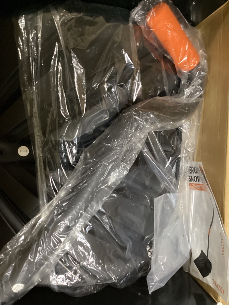 Condition photo showing New/Like New for Snow Shovel Heavy Duty for Driveway with Ergonomic Handle to Use Without Backpain for Home Garage Car - Snow Shovel with 18 Inch Blade Large Capacity and 58 Inch Long Ergonomic Handle (Black)