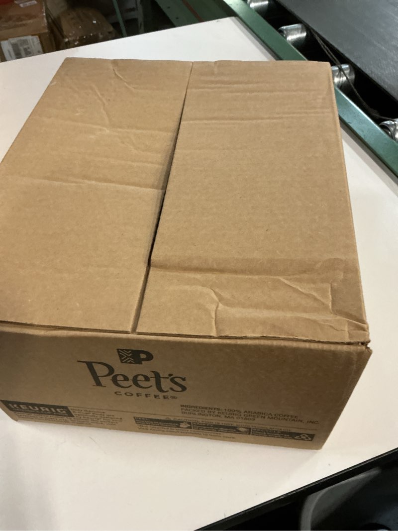 Condition photo showing New/Like New for Best by 12/10/25 Peets coffee french roast dark roast coffee 54 k- cups