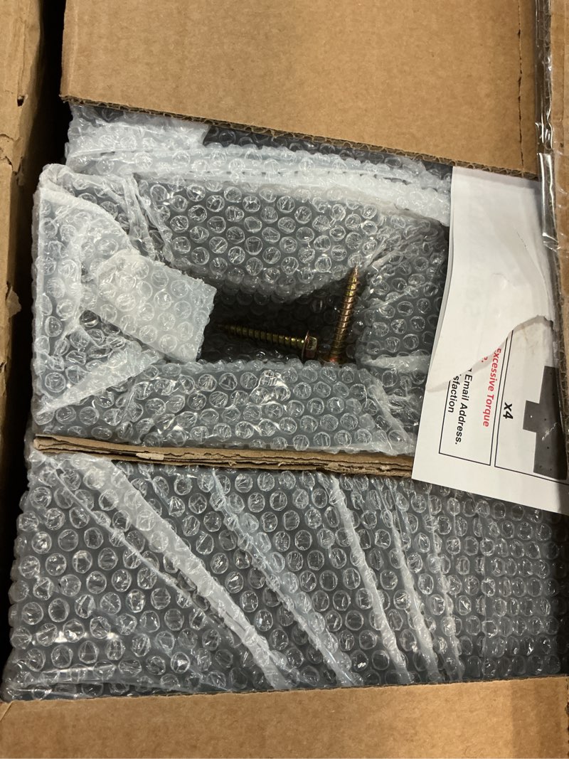 Condition photo showing Good Condition for pergola kit, pergola bracket kit for 4"x 4" (actual 3.5" x 3.5") lumber, diy pergolas brackets with 3-way & 4-way corner bracket, gazebo brackets kits for gardens, pergolas, courtyard (12 pc) 4p 3-way+2p 4-way bracket +6p base