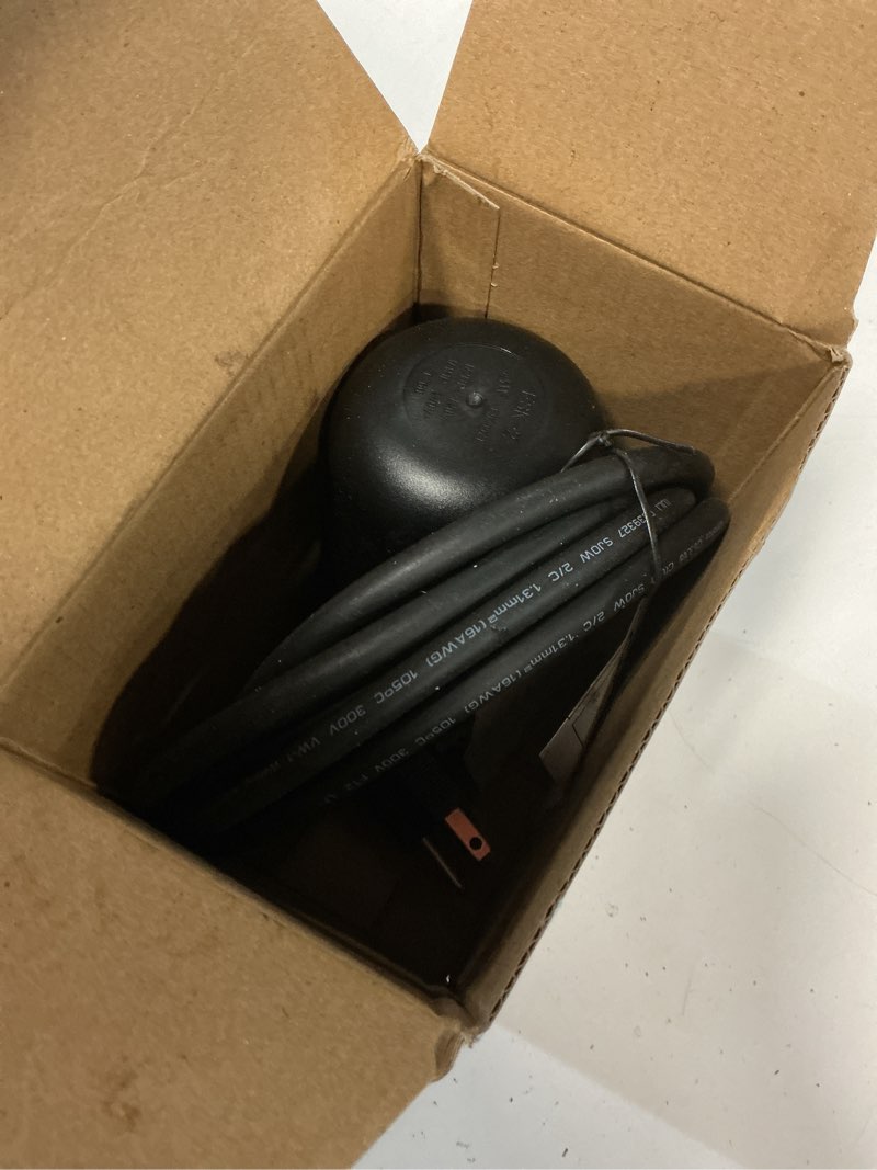 Condition photo showing As Is for H2O Pro Mechanical Float Switch Star 024779 For 1/3 & 1/2 HP Sump Pumps New