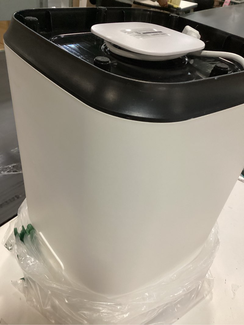 Condition photo showing As Is for Towel Warmer for Bathroom, 23L Large Hot Towel Warmers Bucket with LED Display, 3 Heating Modes, Up to 24 Hour Delay, Luxury Towel Heater for Oversize Bathrobes Blankets - Simple Black