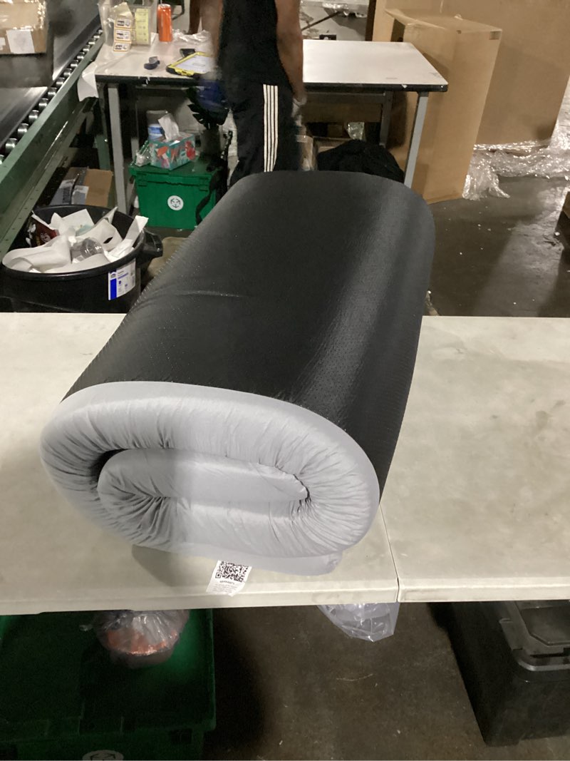 Condition photo showing Good Condition for similar to sinweek 2 inch gel memory foam mattress topper ventilated soft pressure relieve mattress pad, breathable bed topper, certipur-us certified, twin size 2 inch twin