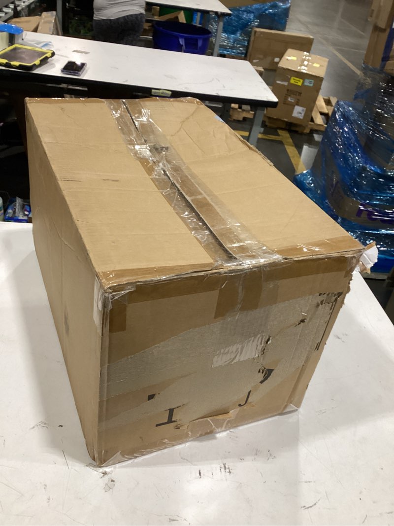 Condition photo showing As Is for this is an aa ignition engine coolant recovery reservoir tank, likely a direct replacement part for heavy-duty trucks such as volvo or freightliner models.