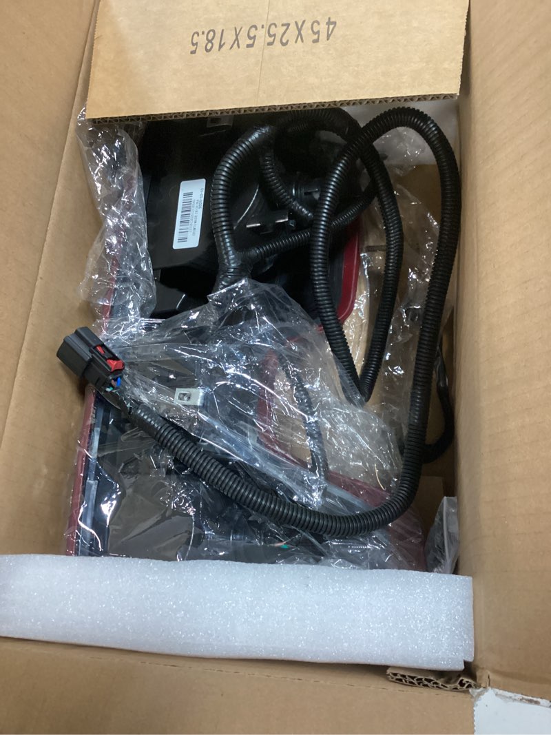 Condition photo showing Good Condition for rear tail lights assembly compatible with 2019 2020 2021 2022 2023 chevy silverado 1500 2500hd 3500hd halogen type brake right passenger side taillights with bulb & harness non-led model halogen type right passenger side