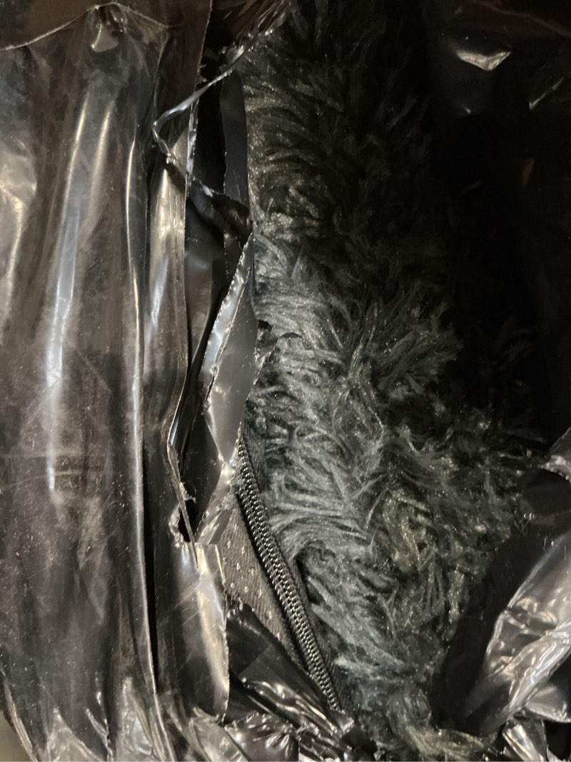 Condition photo showing Good Condition for HQAYW Fluffy Area Rugs for Living Room Bedroom, Machine Washable 4x6 Ultra Soft Shag Bedside Rug,Indoor Floor Non-Slip Modern Plush Carpet for Kids,Girls,Boys and Nursery Rooms,Grey