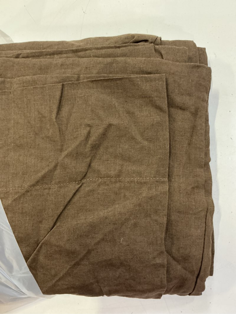 Condition photo showing Good Condition for european linen pillowcase set, king, espresso