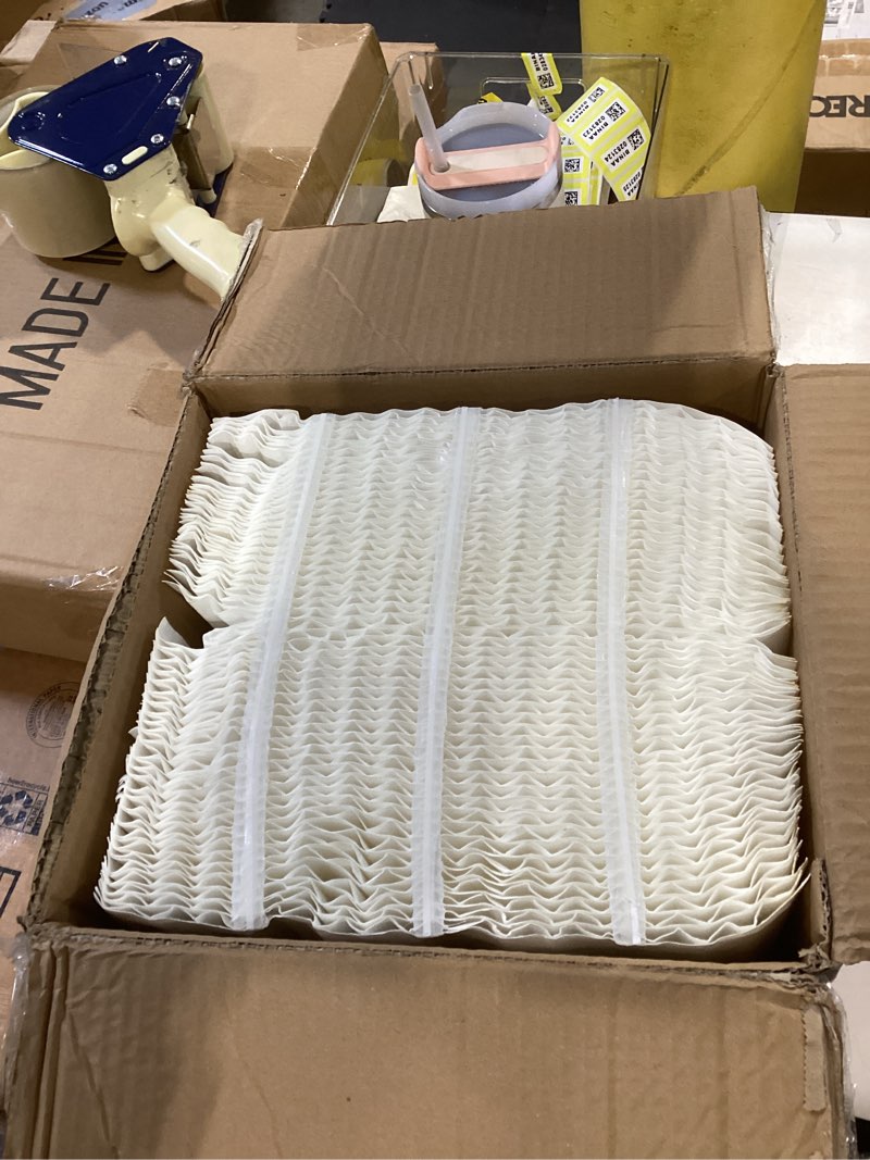Condition photo showing Good Condition for sunrra1043 humidifier filter compatible with aircare humidifiers space saver large evaporative ep9500, ep9700, bemis space saver evaporative, replacement for air care humidifier filter (3 pack)