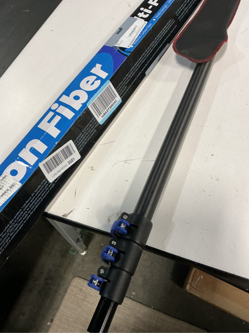 Condition photo showing Good Condition for doben carbon fiber pool pole, 16ft heavy duty telescopic pool pole, universal extension pole for nets, skimmers, brushes