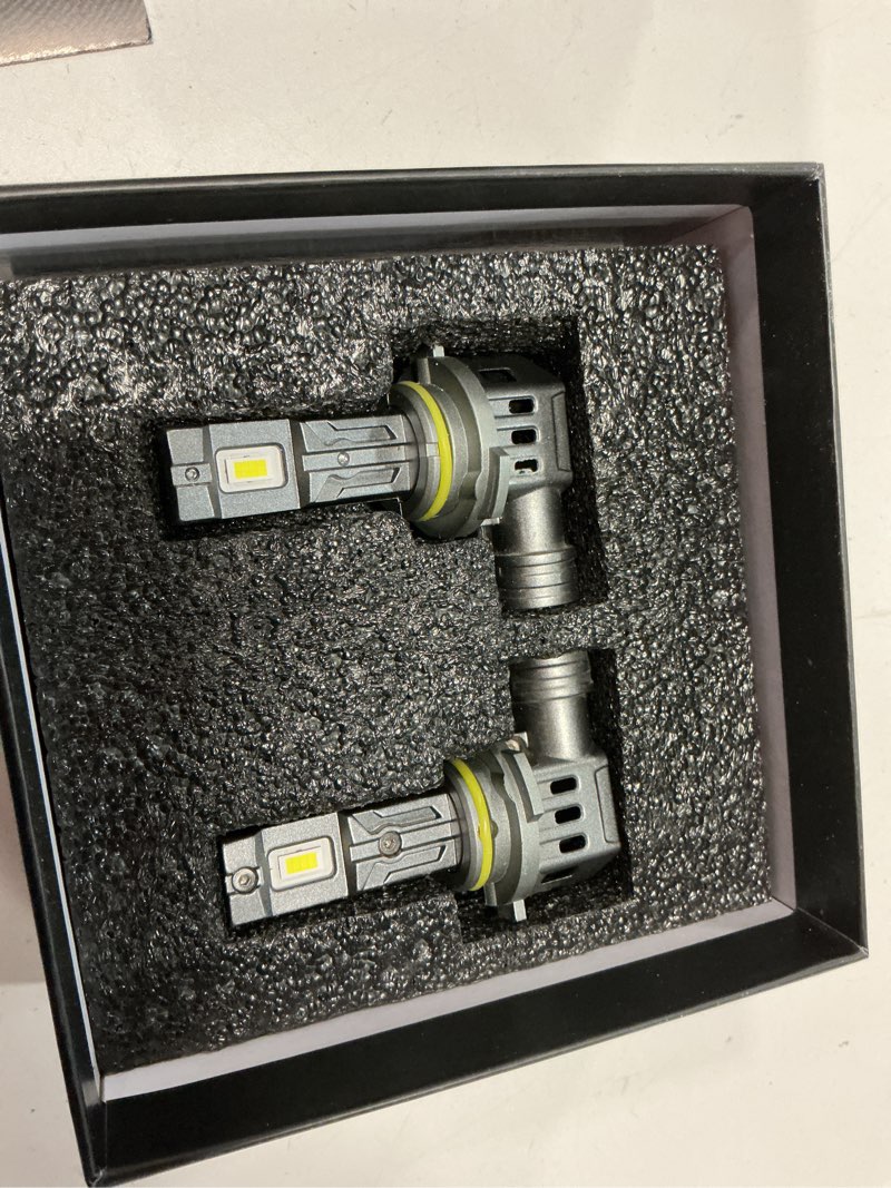 Condition photo showing Good Condition for 9006 hb4 led bulbs  – epic night visibility, powered by 2025 pro core (16 chips inside), brightest light bulb, 90000hrs lifespan, canbus ready, plug & play hid, pack of 2 9006/hb4