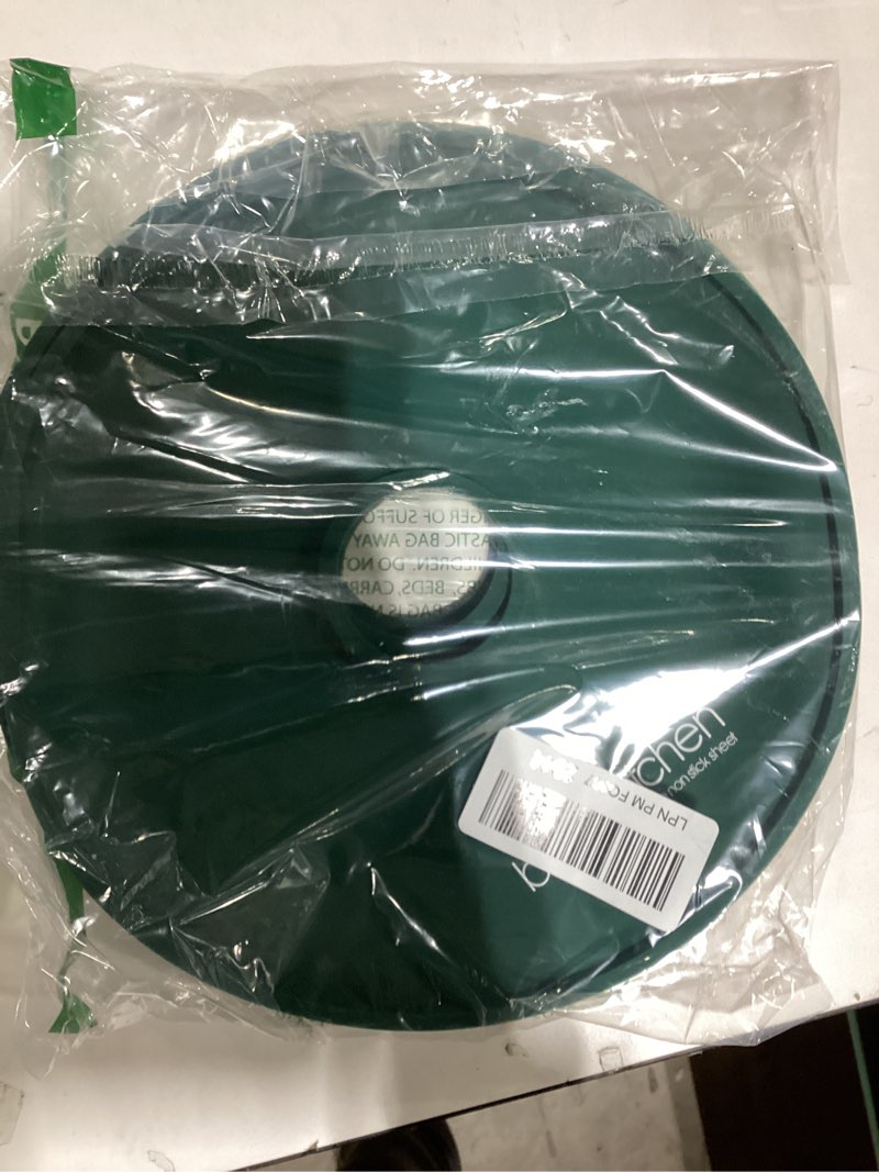 Condition photo showing Good Condition for 4 fruit leather silicone dehydrator sheets with edges - non-toxic compatible with presto round dehydrators lip mold hold batter liquid fruit roll up circle reusable flexible no stick 4 edge sheets