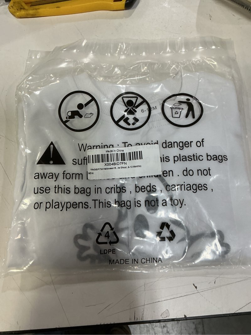 YINGISFITM Halloween Baby Girl Boy Outfit Long Sleeve Sweatshirt Bubble Romper Halloween Shirt Sweat