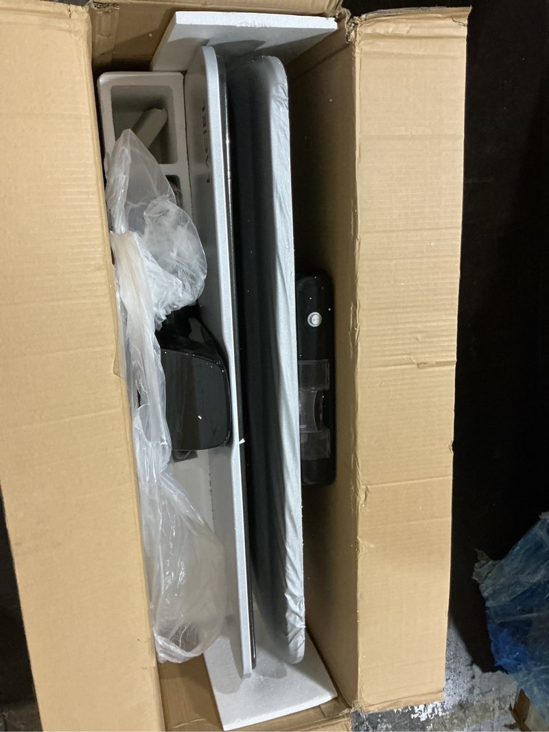 Condition photo showing Good Condition for 42" large steam iron press with led touch screen, 1800w steam press with 5 fabric settings language conversion and voice prompts, iron press with spray bottle and press pad for home business 42" steampress
