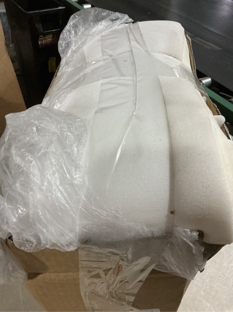 Condition photo showing As Is for patas lague orthopedic jumbo dog bed for large sized dog 56''x40'', soft waterproof egg crate foam large pet crate beds mat with removable washable cover and non-slip bottom, black jumbo:56x40x3.5 in black