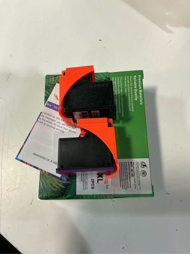 Condition photo showing As Is for sailner 67xl ink cartridges black/color combo pack replacement for hp ink 67 hp67xl (2-pack high yield) compatible with hp deskjet 2755e 2855e 2700e 4155e 2734e 2827e 4100e envy 6055 6455e printer