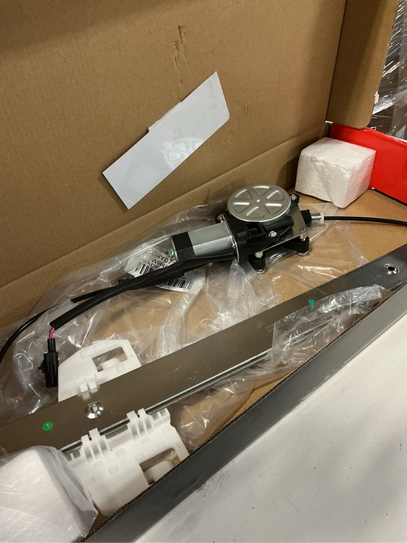 Condition photo showing Good Condition for A-Premium Power Window Regulator with 2-Pin Motor Replacement for Jeep Wrangler 2007-2017, Wrangler JK 2018, Front Right Passenger Side, Replace# 68014948AA Front Passenger Side