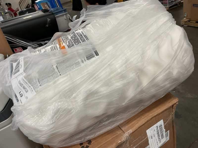 Condition photo showing As Is for mainstays twin/twin xl 1.25 inch 7-zone foam mattress topper
