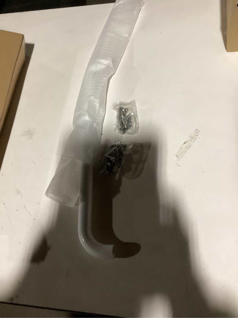 Condition photo showing As Is for Grab Bars for Shower, 2 Pack 18-Inch Anti Slip Shower Handles for Elderly, Safety Shower Grab Bar, Stainless Steel Handicap Grab Bars for Bathroom (White 1" Diameter) 18 Inch White 2