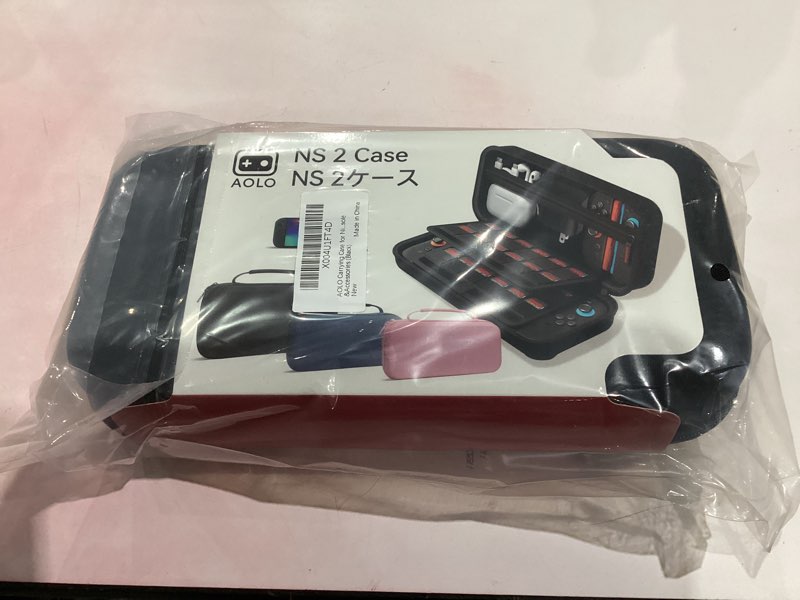 Condition photo showing New/Like New for AOLO Carrying Case for Nintendo Switch 2 (2025)- Shockproof Portable Hard Shell Protective Travel Case for Switch 2 Console & Accessories (Black)