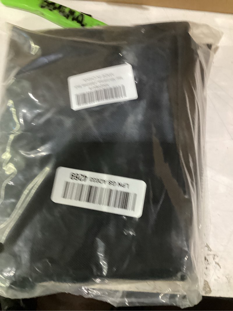 Condition photo showing As Is for mini lustrous grill cover compatible with coleman roadtrip grill model 285, lxe, lxx, and 225, outdoor waterproof fade-resistant replacment grill cover, black 40"l x19"w x 29"h