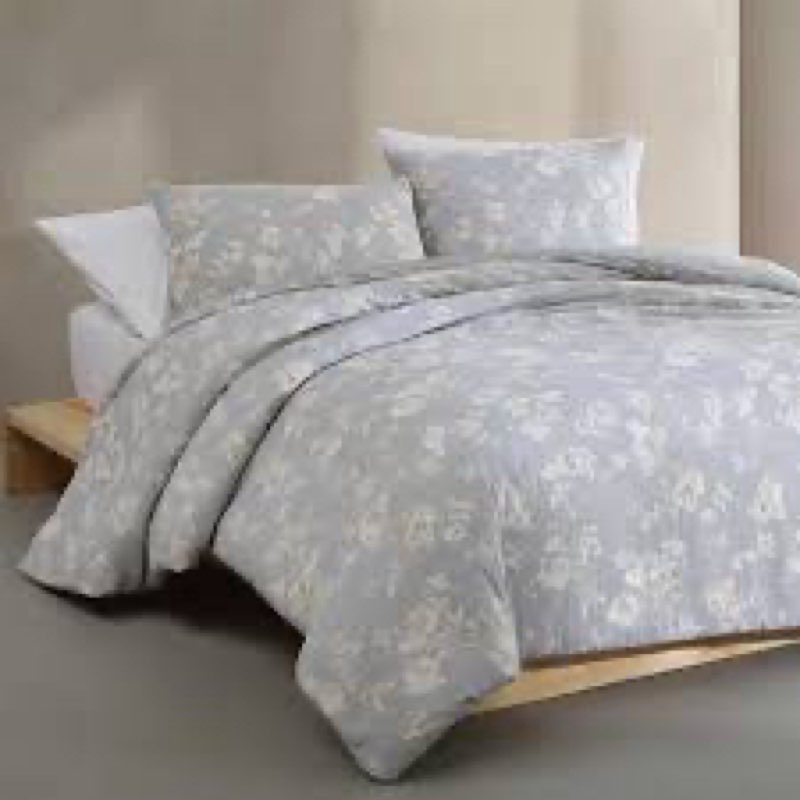 Calvin Klein Eternity Floral Cotton Duvet Cover Set Size: Queen Duvet Cover + 2 Standard Shams