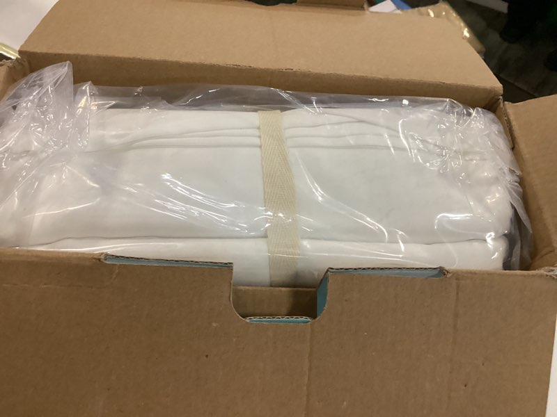 Condition photo showing New/Like New for lbro2m 100% cotton 1200 thread count king size sheets set deep pocket up to16 inches, bed sheet 4 piece (white, king) white king