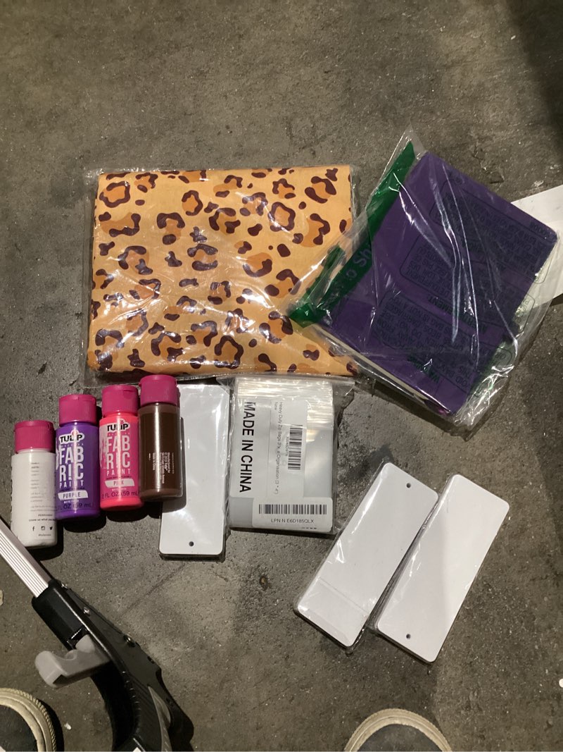assorted arts & craft supplies 