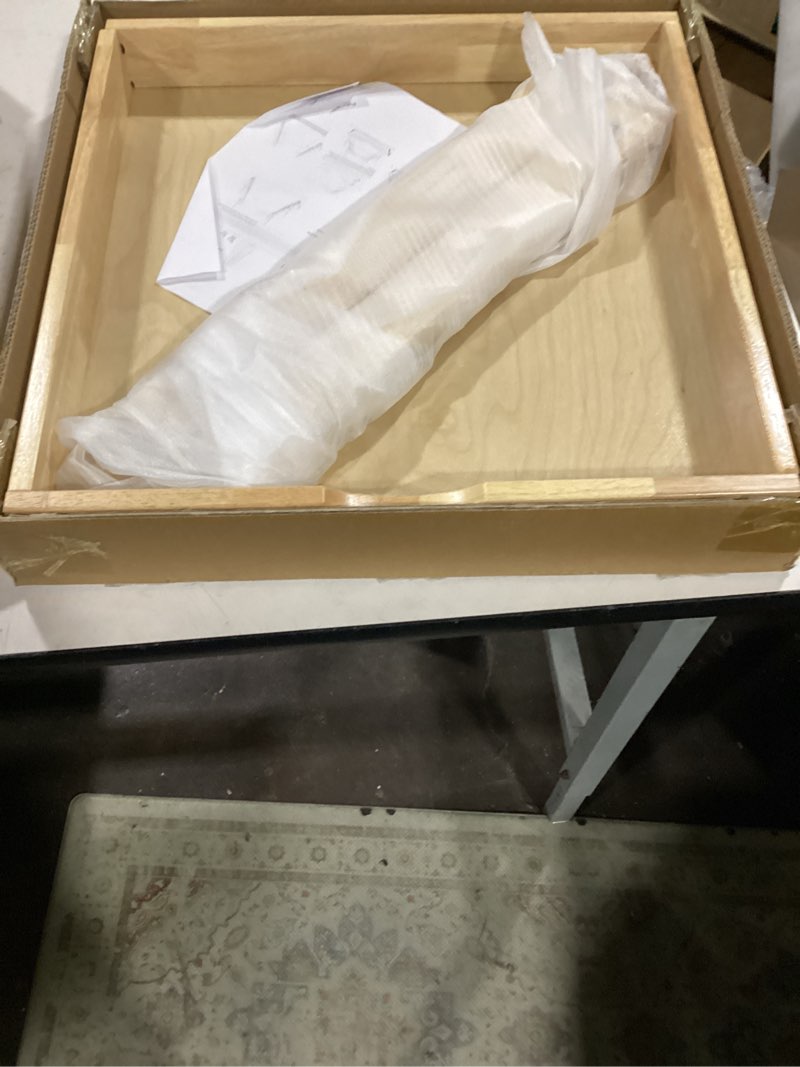 Condition photo showing New/Like New for ns soft close cabinet drawer wood pull out tray drawer box kitchen cabinet organizer cabinet slide out shelf wooden pull out shelf (no assembly required-21 w×21" d×3" h)