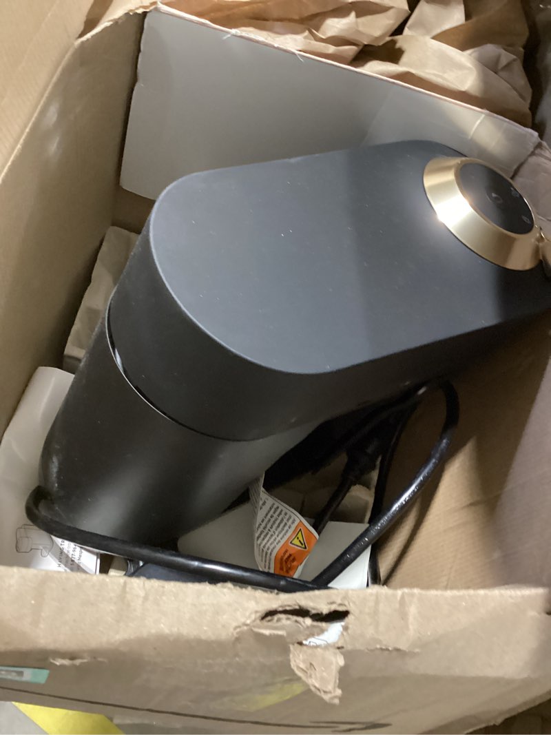 Condition photo showing Good Condition for Nespresso Festive Vertuo Pop+ Coffee and Espresso Maker by Breville, Matte Black Gold, 37.2 Fl Oz capacity Machine Only Matte Black Gold