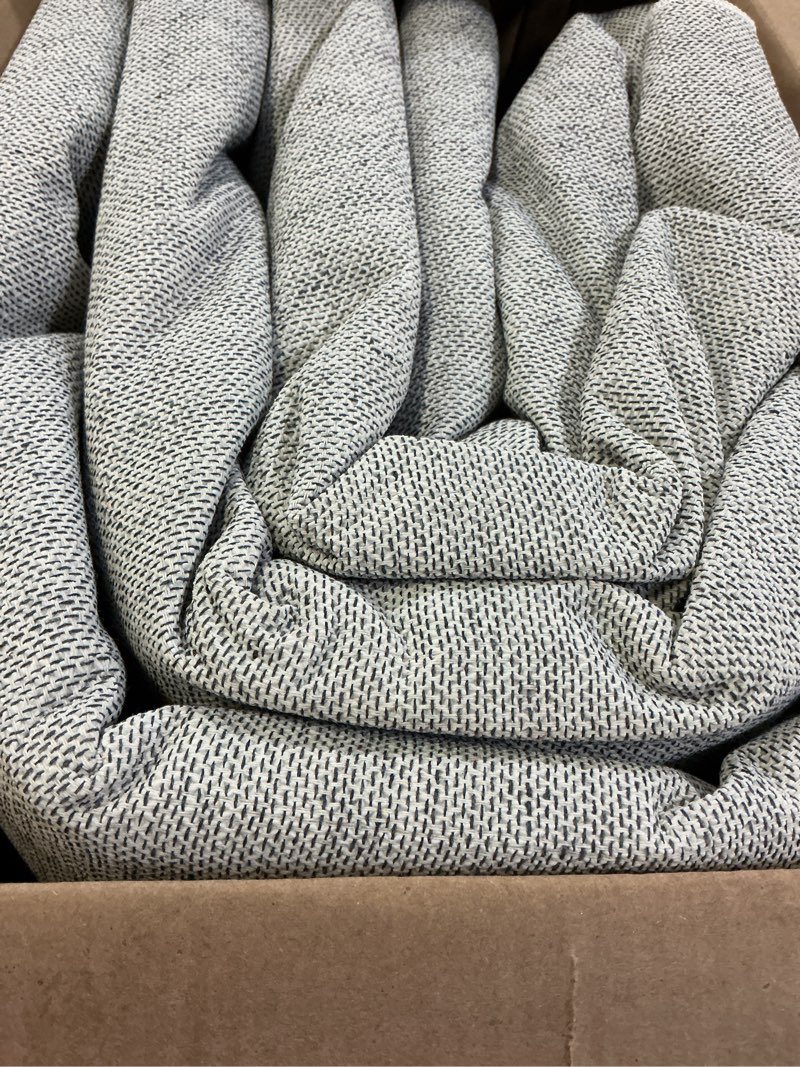 Condition photo showing Good Condition for 9x12 area rug living room rugs, stain resistant washable rug, vintage large non-slip backing, low pile lightweight print rug for bedroom dinning room home office (blue/gray) blue/gray 9' x 12' (rectangular)
