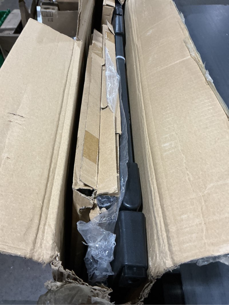 Condition photo showing Good Condition for 41" extra tall dog gate for doorways stairs, 60.3-65.7 in in wide baby gates walk thru, no drill long pet gate for doggie puppy, auto close large child safety gate with door indoor, black 60.3"-65.7"