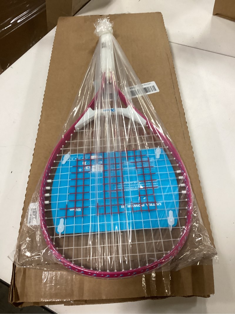 Condition photo showing Good Condition for Wilson Ultra Power 25" Junior Recreational Tennis Racket - Pink/White/Blue