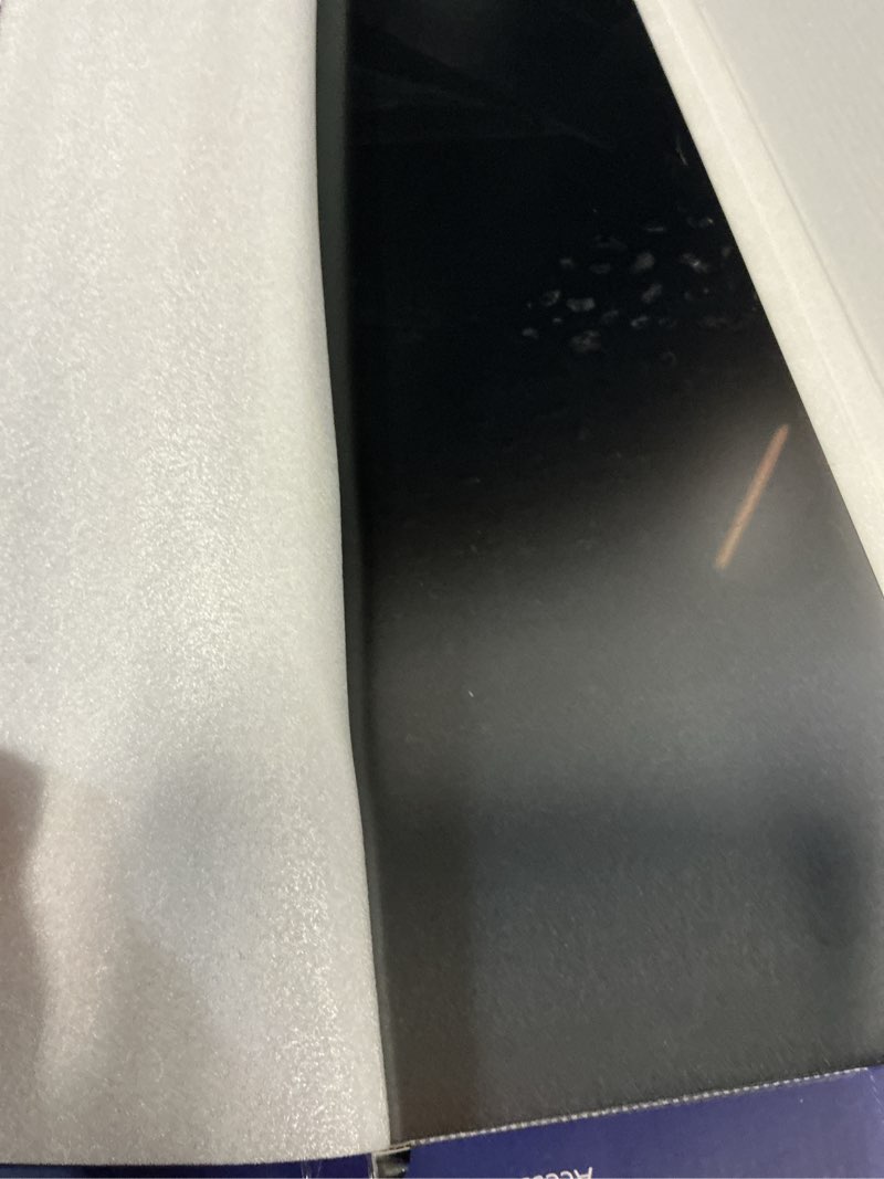Condition photo showing As Is for hanging 27 inch computer privacy screen filter, hanging computer screen privacy cover, compatible with, 27 inch 16:9 widescreen monitors, protect eyes from glare and blue light