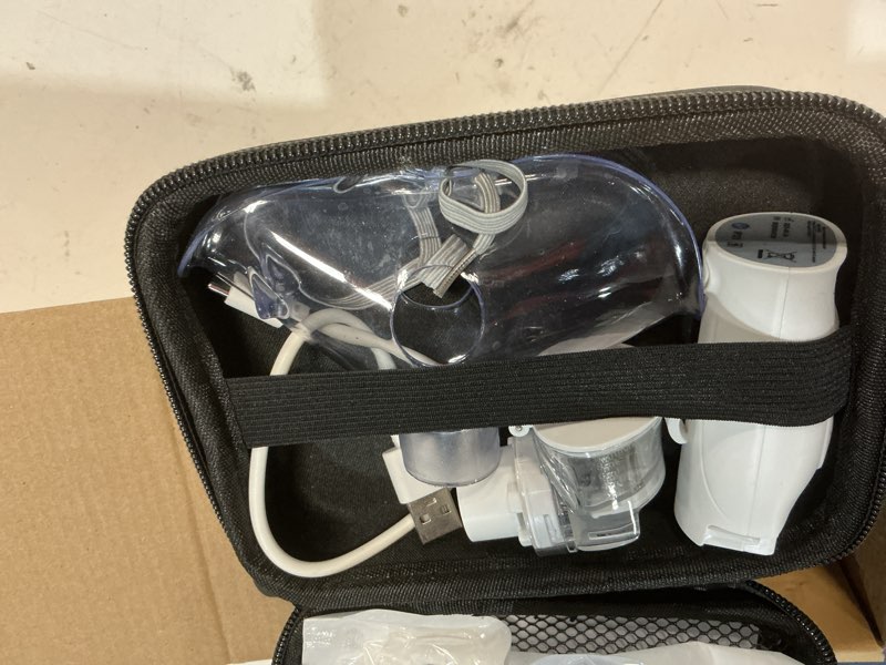 Condition photo showing As Is for Portable Nebulizer for Adults & Kids, Auto-Cleaning Rechargeable Handheld Mesh Nebulizer Machine, Travel & Home Use, Fast Relief for Breathing Problems, Ultra Quiet
