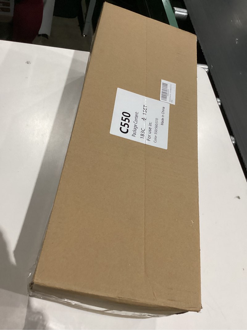 Condition photo showing As Is for Lezzo 550 560 570 Toner Cartridge 4-Pack High Yield Replacement for Xerox 006R01525 006R01526 006R01527 006R01528 Toner for Color 550 560 570 Printer Toner (Black Cyan Magenta Yellow)