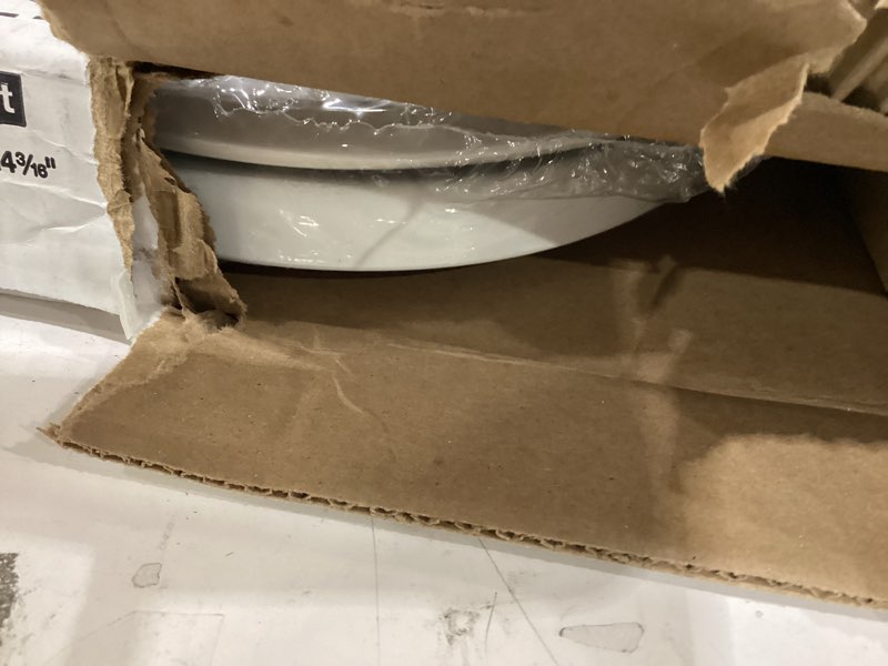 Condition photo showing Good Condition for KOHLER 4636-RL-0 Cachet ReadyLatch Elongated Toilet Seat Slow Close, Soft Close Toilet Seat Quiet Lid, Contoured Grip-Tight Bumpers Installation Hardware, Apartment Essentials, White White Elongated Ready Latch