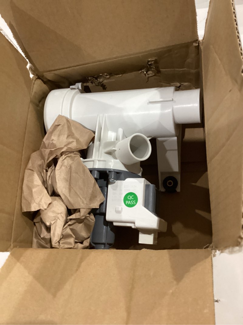 Condition photo showing As Is for wh11x29539 washer drain pump filter compatible for g-e front load washing machine pump pd00094541 wh11x39237 ap8054992 ps16217203 eap16217203 b25-3a04 pd00065822 replacement by miflus blue