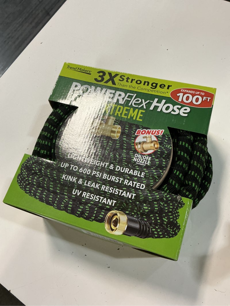 Condition photo showing Good Condition for flex-able hose flex-able xtreme hose 100ft - kink free, expandable, heavy duty, green