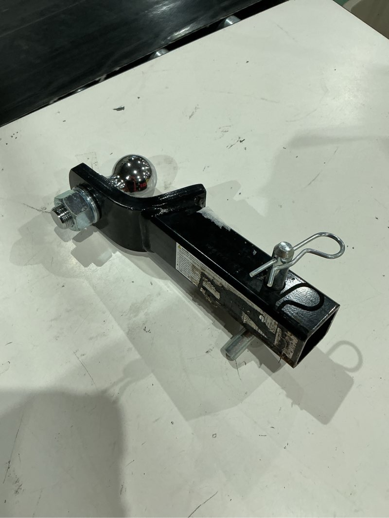 Condition photo showing As Is for brok 2-in drop 2-in shank ball, pin clip starter kit