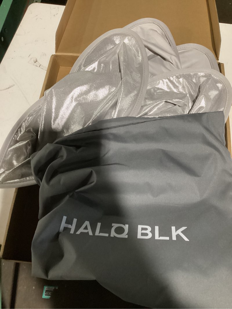 Condition photo showing Good Condition for (similar to) haloblk non-sagging model 3 sunshade roof with advanced nano-ice-crystal heat insulation coating, foldable roof sun shade with storage bag for 2024-2025 model 3 accessories model 3 (2024-2025)