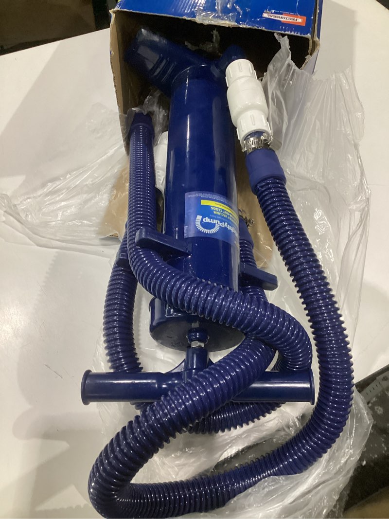 Condition photo showing Good Condition for rectorseal mighty pump 97795 hand operated a/c condensate pump, easy application, lightweight & heavy duty pvc, clears slime, mold, and dirt, easy application, hvac line pump