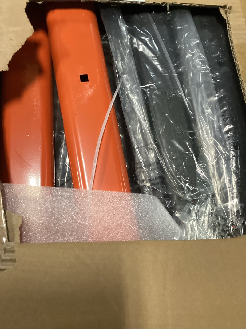 Condition photo showing Good Condition for Pull Up Dip Station For Home Gym Strength Training Fitness Workout Station Chin-Ups Push-Ups Pull-Ups Dip-Ups 330LBS T055CDC orange