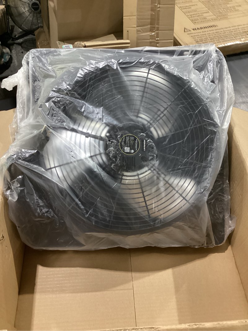 Condition photo showing New/Like New for inokraft shutter exhaust fan with wireless control panel, 16'' wall mount attic fan with temperature controller, 2800 cfm, 8-speed adjustable, ventilation for attic, garage, greenhouse, chicken coop 16"